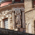 particolare della cupola della chiesa del carmine