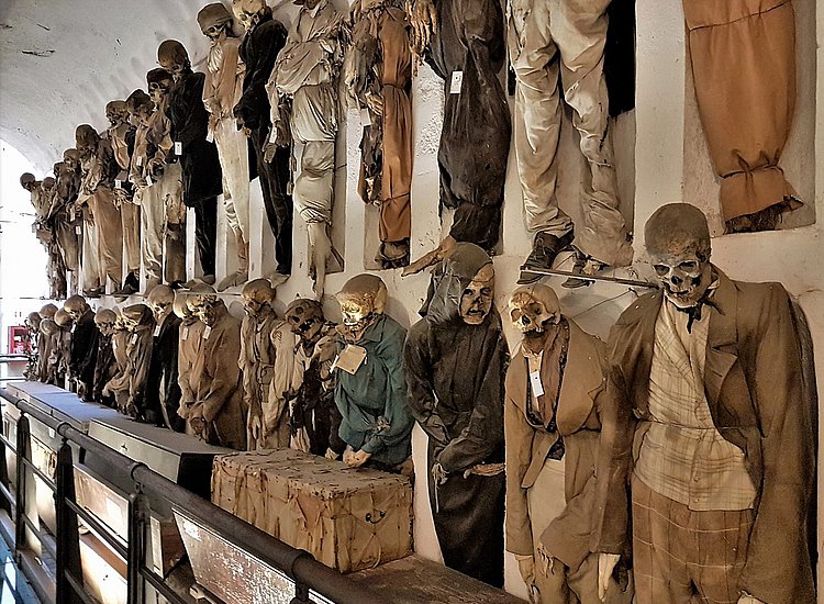 Le catacombe dei Cappuccini a Palermo