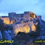 Castello tramonto invernale