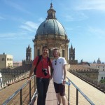 On the roofs of the Cathedral. With Samuele Schirò