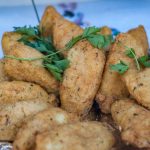 Rascarura. Crocchette with chickpea flour. typical Sicilian food