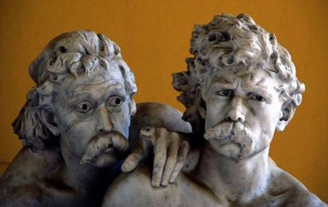 Canaris a Scio particolare volti