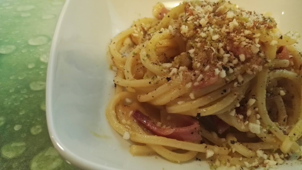 pasta con crema di zucca e speck | www.palermoviva.it