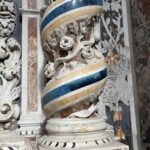 Colonna tortile, marmi mischi e tramischi