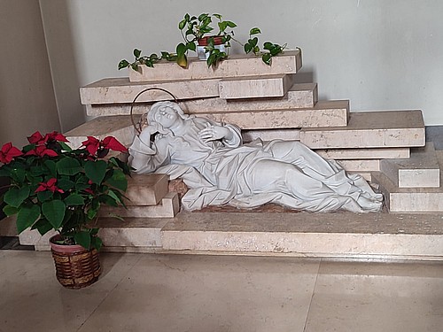 Le chiese di Santa Rosalia -la statua della Santa