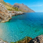 Sea bay in Zingaro Park, Sicily, Italy