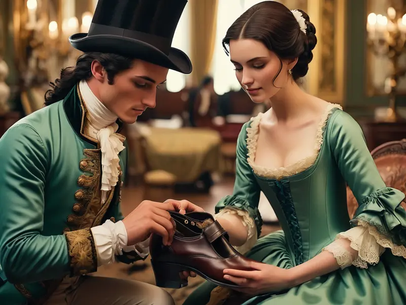 Cicisbeo assiste la sua dama 