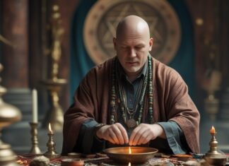 Aleister Crowley generato con AI