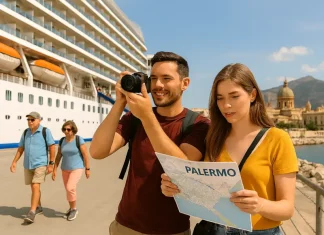 Turisti in crociera Palermo