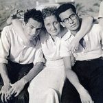 Topazia_Alliata_tra_Renato_Guttuso_e_Basilio_Franchina