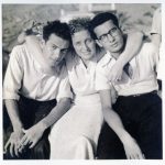 Topazia_Alliata_tra_Renato_Guttuso_e_Basilio_Franchina