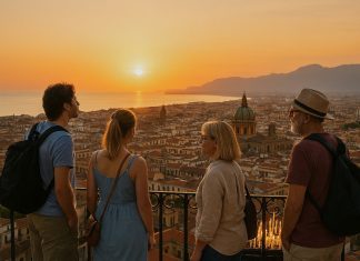 Turisti francesi a Palerme