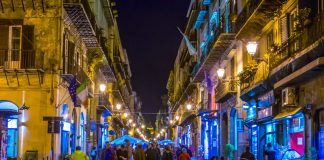 Palermo bei nacht