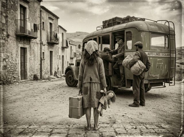 Criata - bambina alla partenza